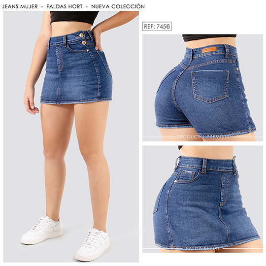 Falda-short 7456 - Talla 6