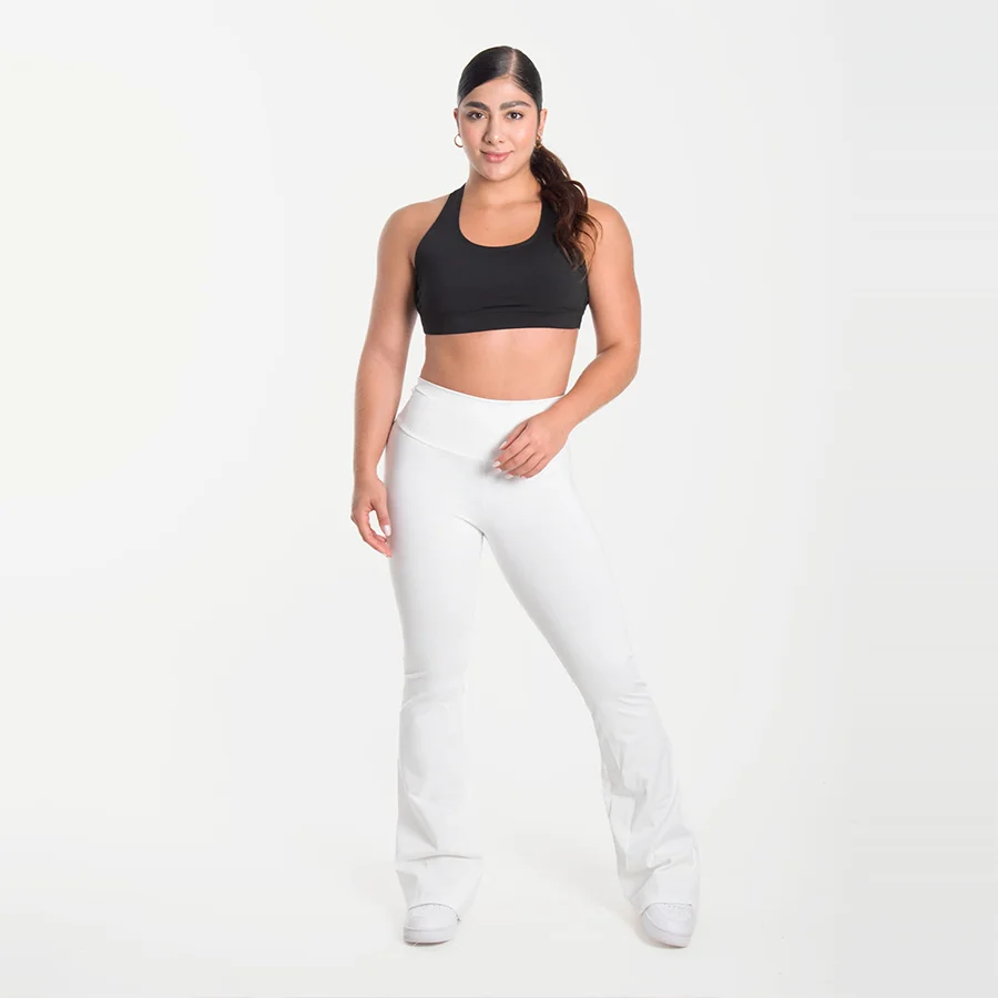 Set leggins campana unicolor negro/blanco