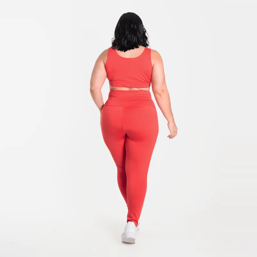 Set leggins unicolor naranja pasión - Image 3