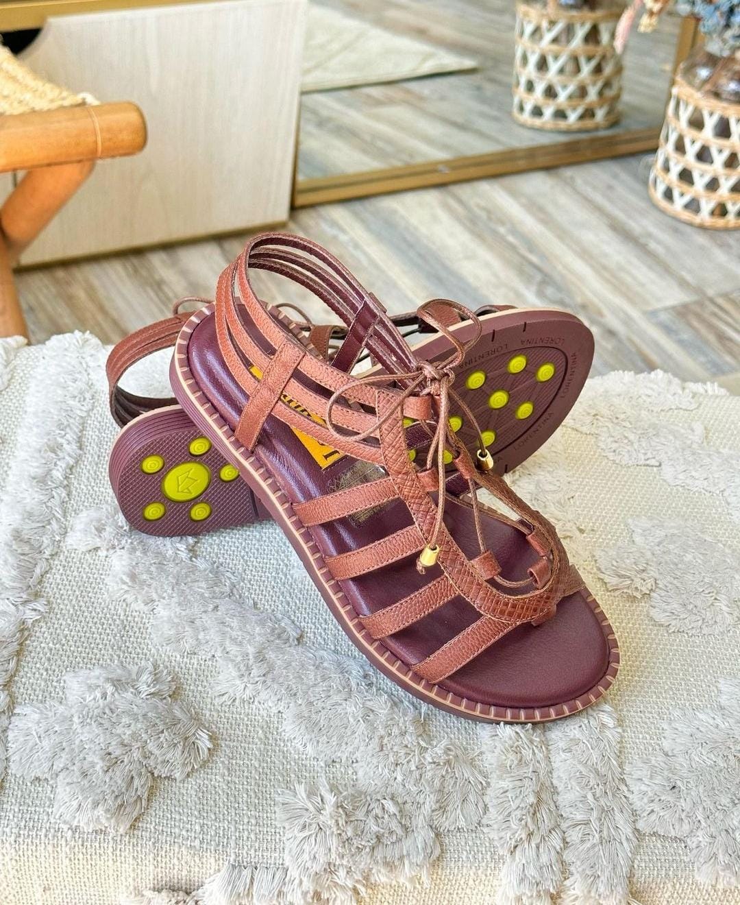 Sandalias Eva cafés - Talla 39 - Image 2