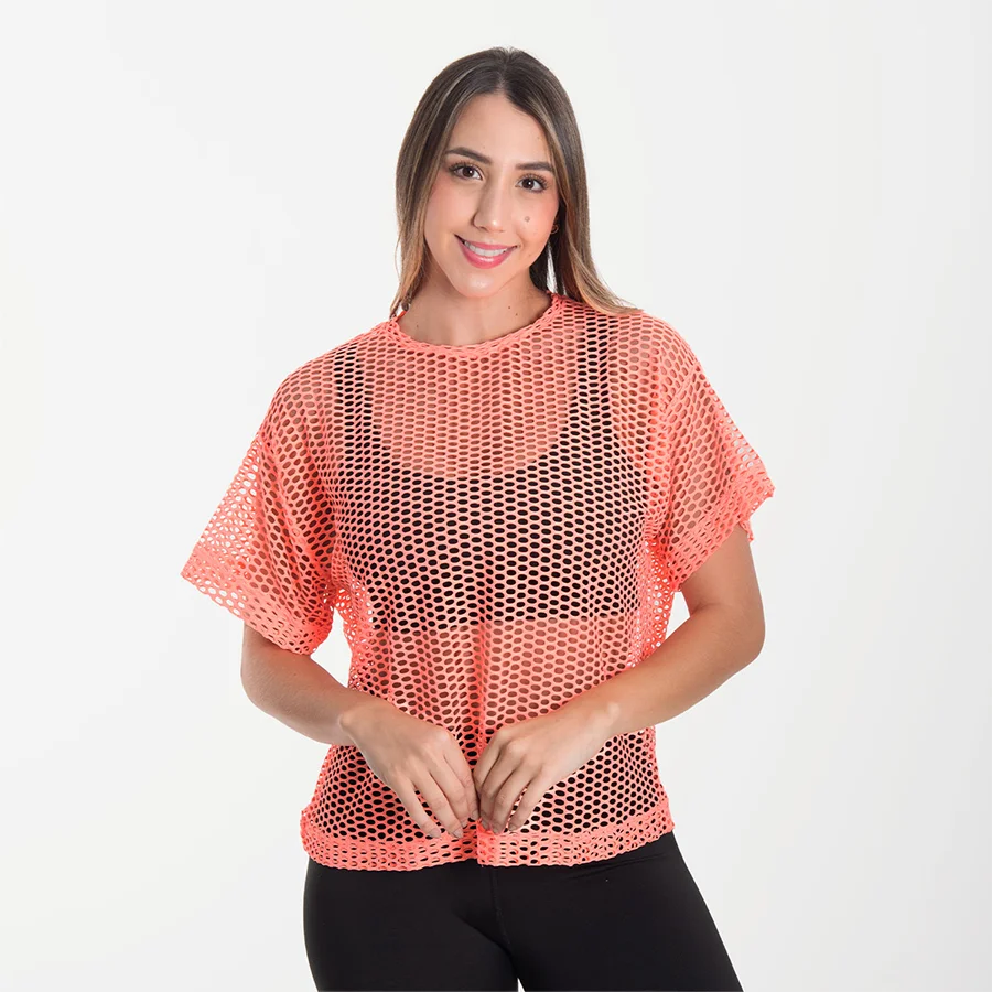 Blusa Tulum malla neón