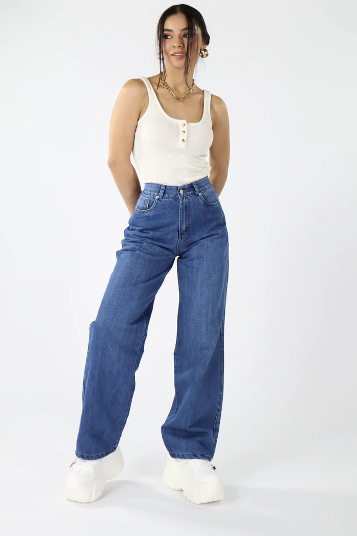 Wide-leg jeans 2555 - Talla 14