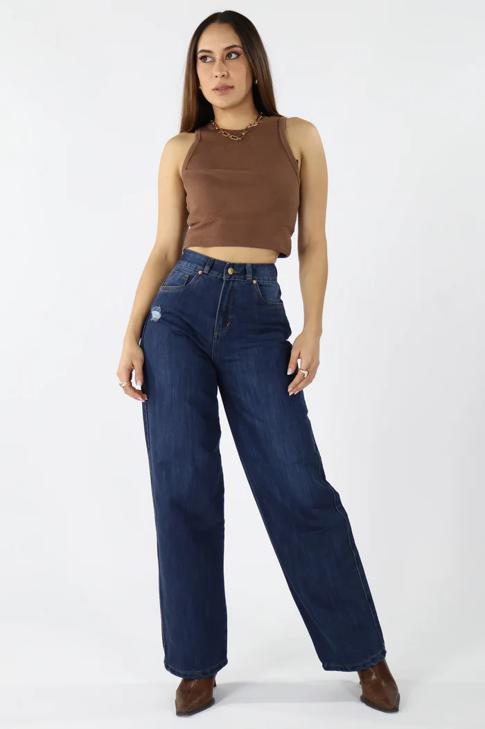 Wide-leg jeans 2557- Talla 8