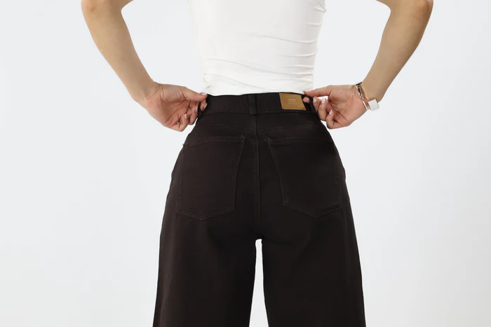 Wide-leg jeans marrón 2535- Talla 6 - Image 6