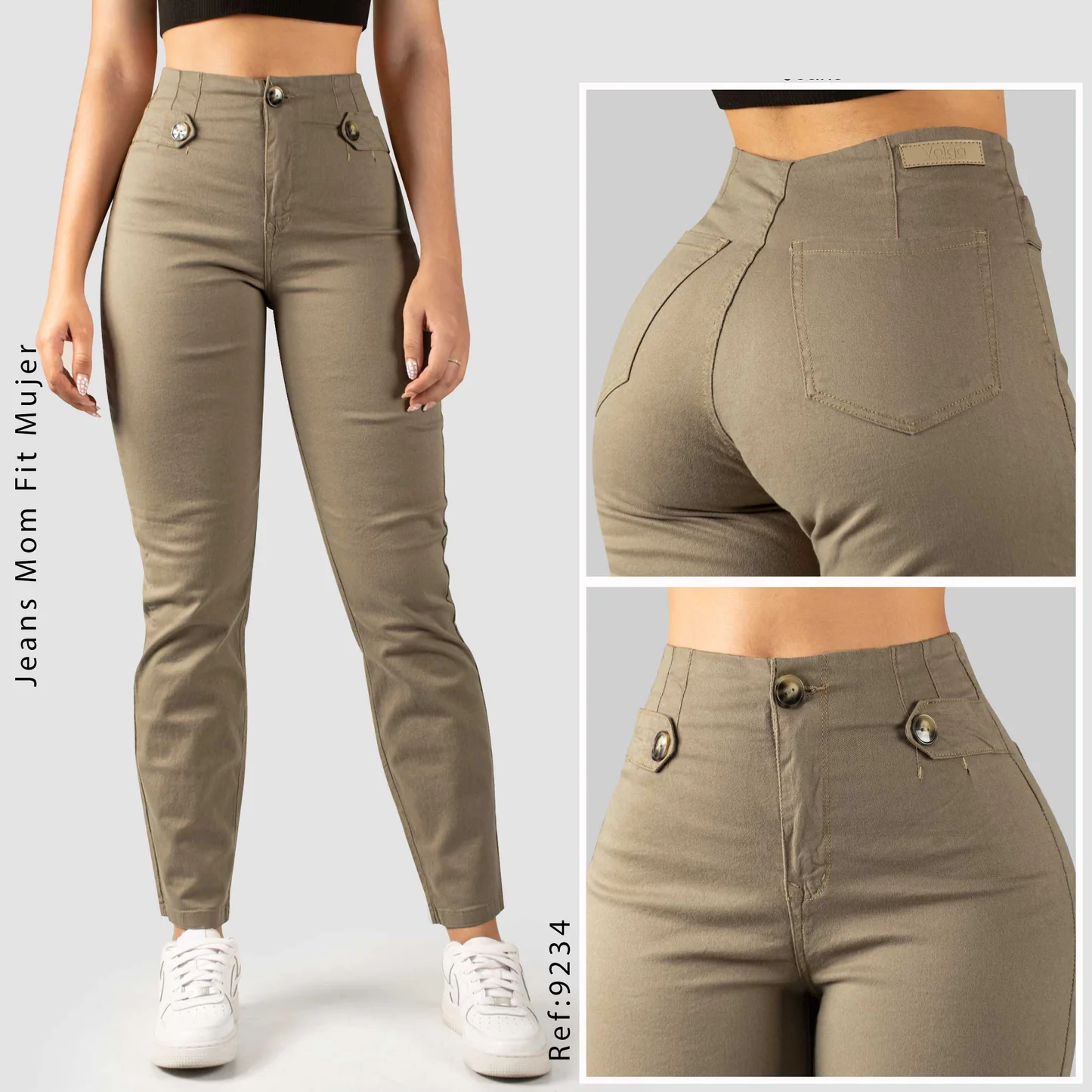 Mom jeans 9234- Talla 10