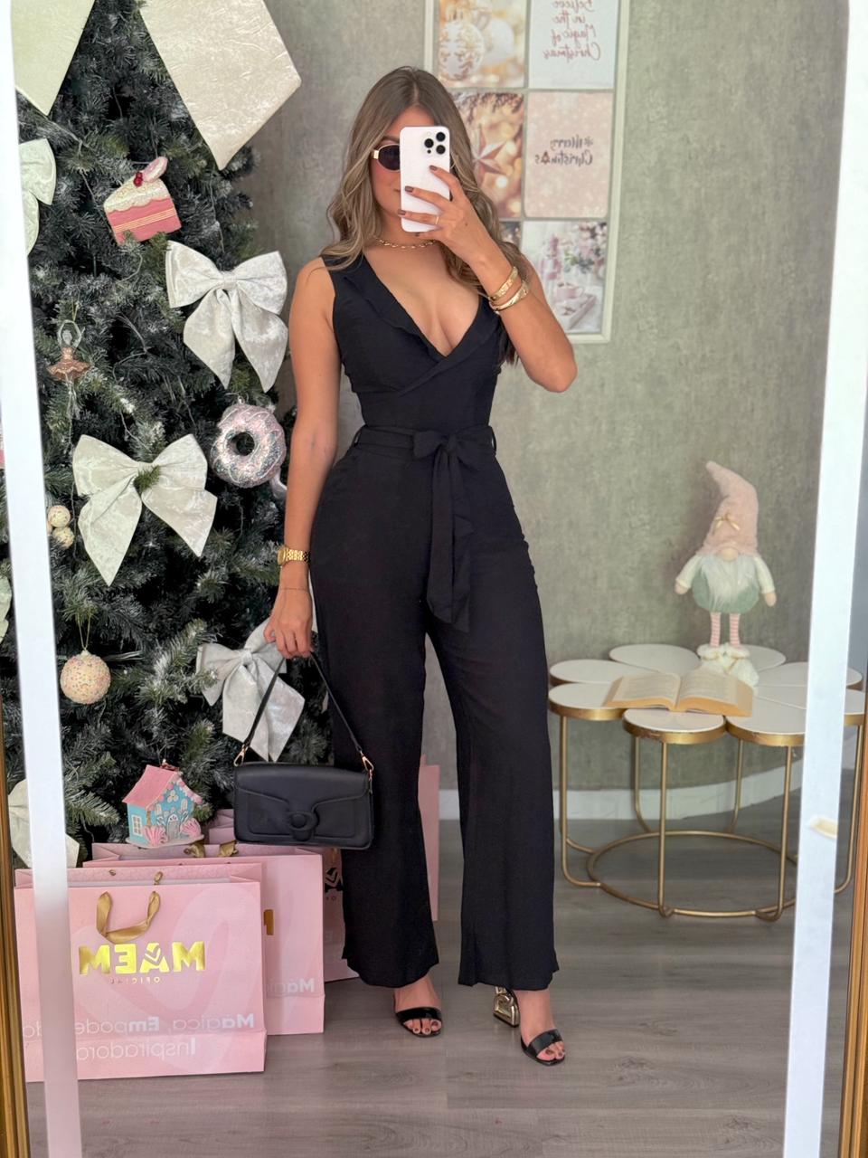 Enterizo Simona negro - Talla S