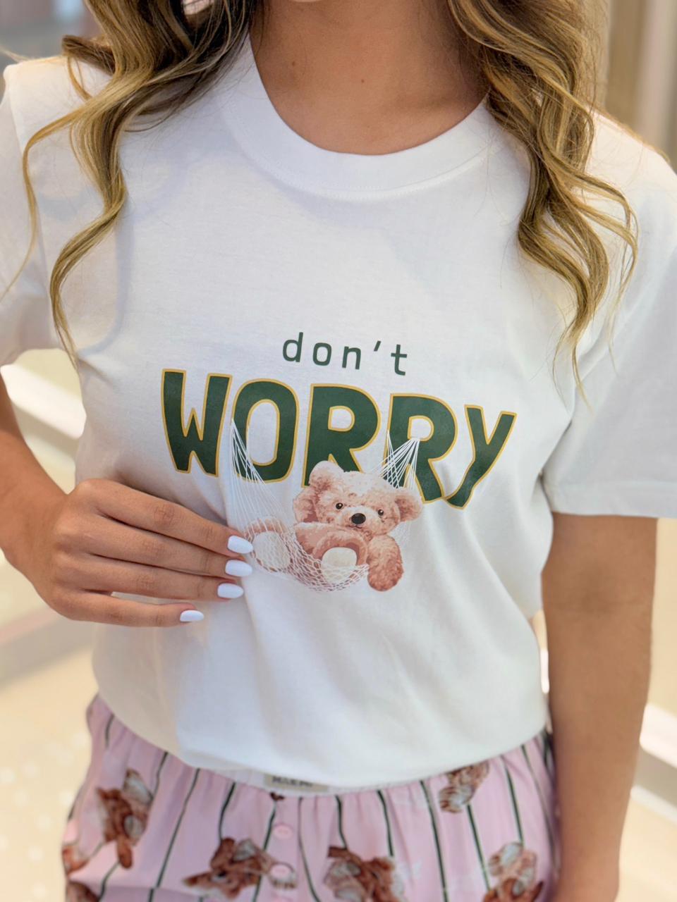 Pijama Short Bear Rayas - Talla Única - Image 2