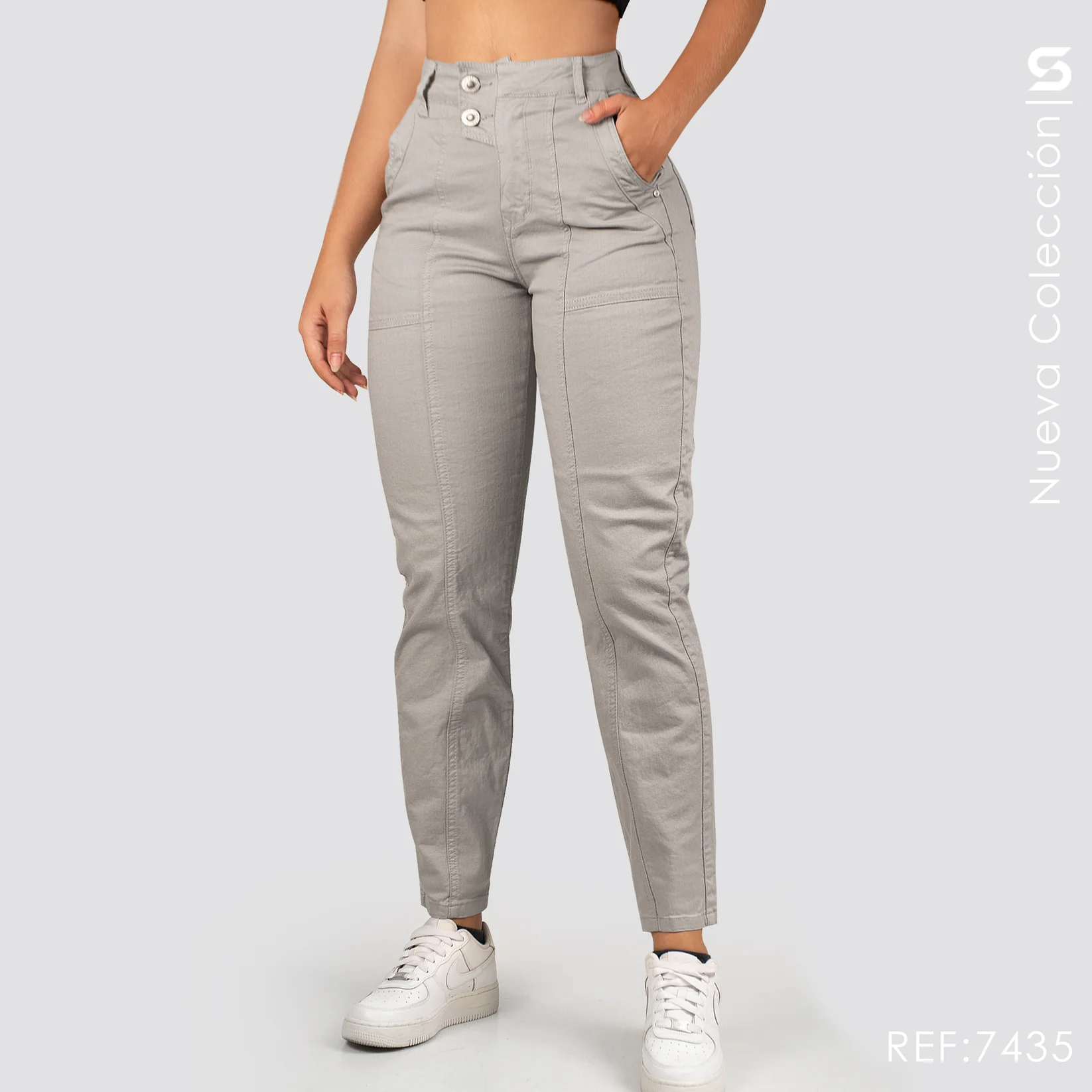 Mom jeans/Boyfriend 7435- Talla 10