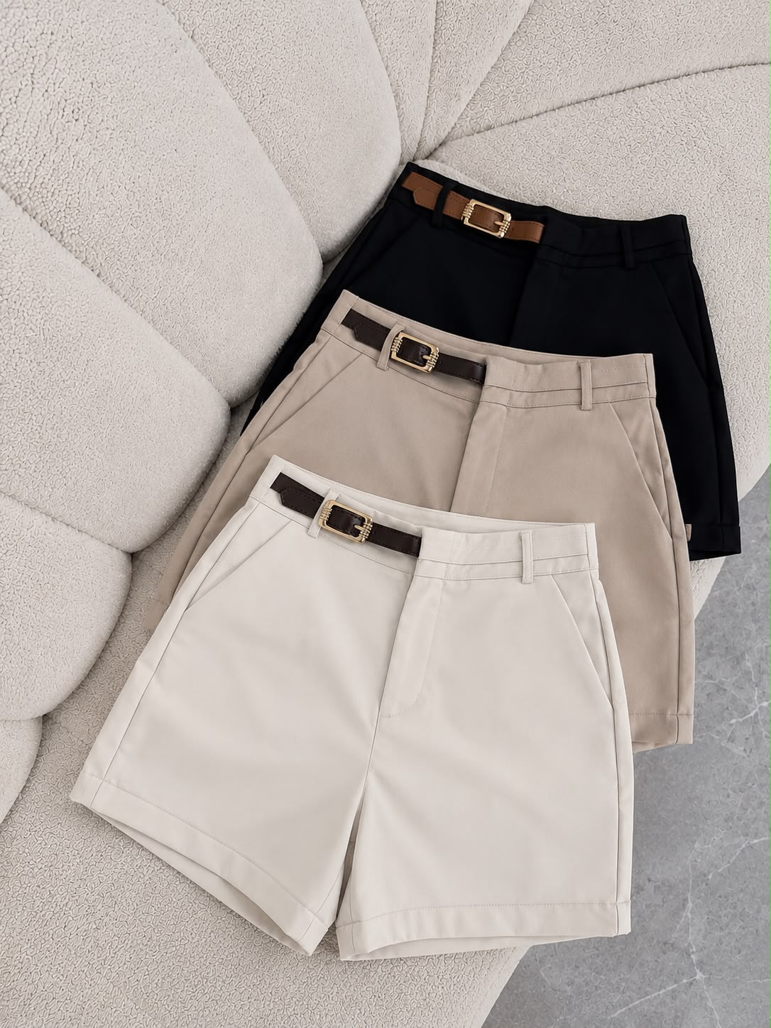 Bermuda Marianis beige - Talla M - Imagen 2